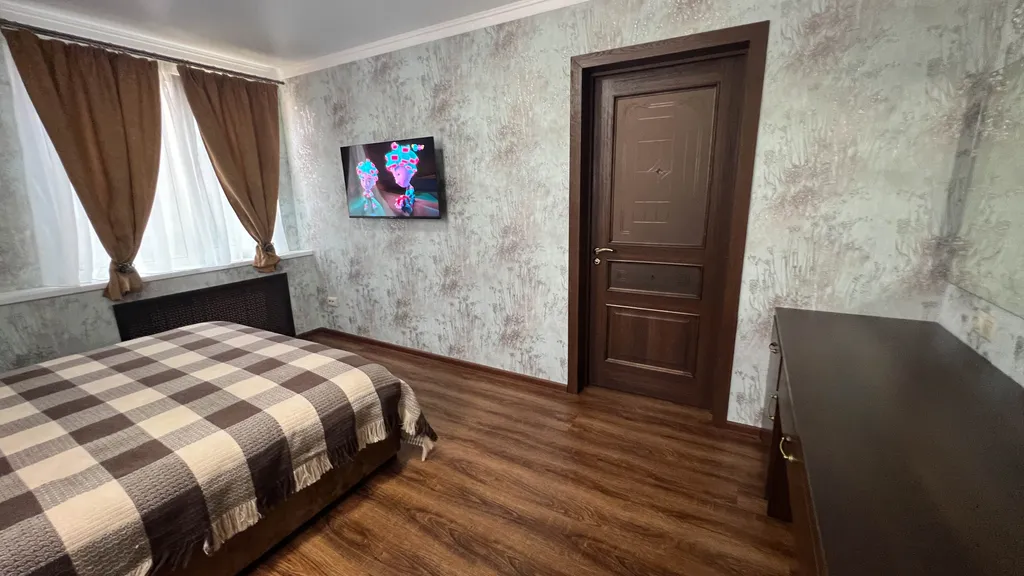 Квартира с мангальной зоной и фонтаном