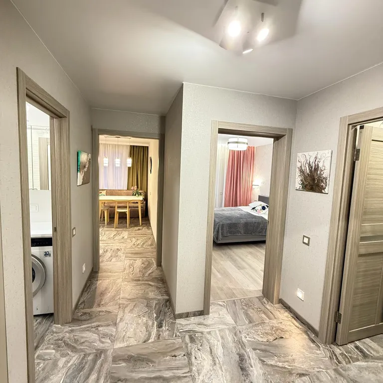 Новая квартира, со стильным интерьером, рядом с канатной дорогой