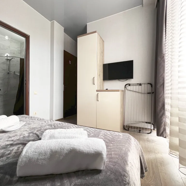 Солнечная студия #6 с балконом WI-FI и кондиционером в Гонио