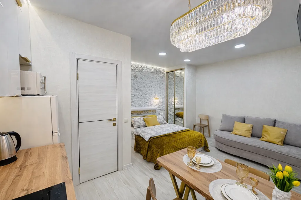 Стильная студия в центре курортной зоны