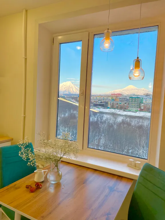 Квартира с видом на вулканы