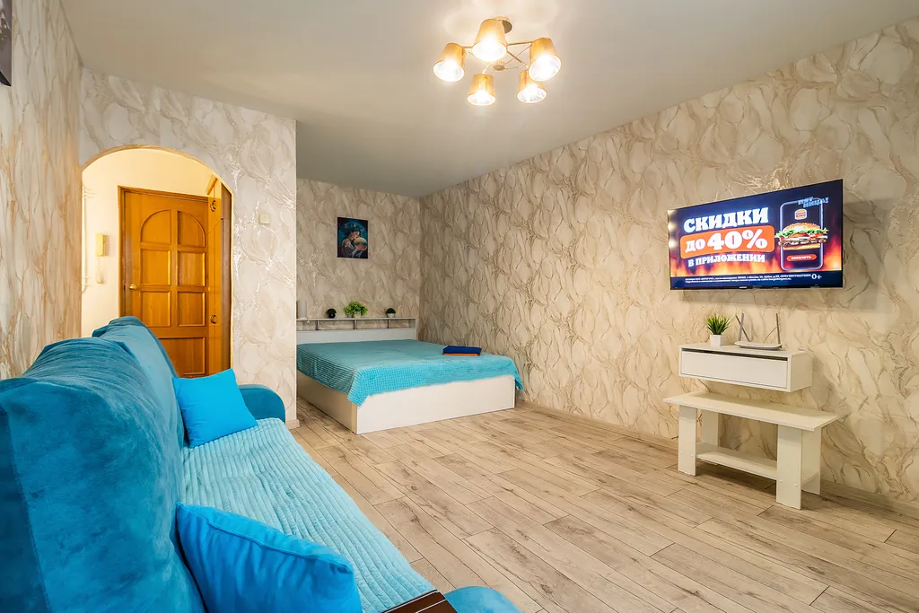 Уютная квартира у жд и трц рио в 3 минутах до метро со своим парковочным местом — аренда посуточно в Нижний Новгород