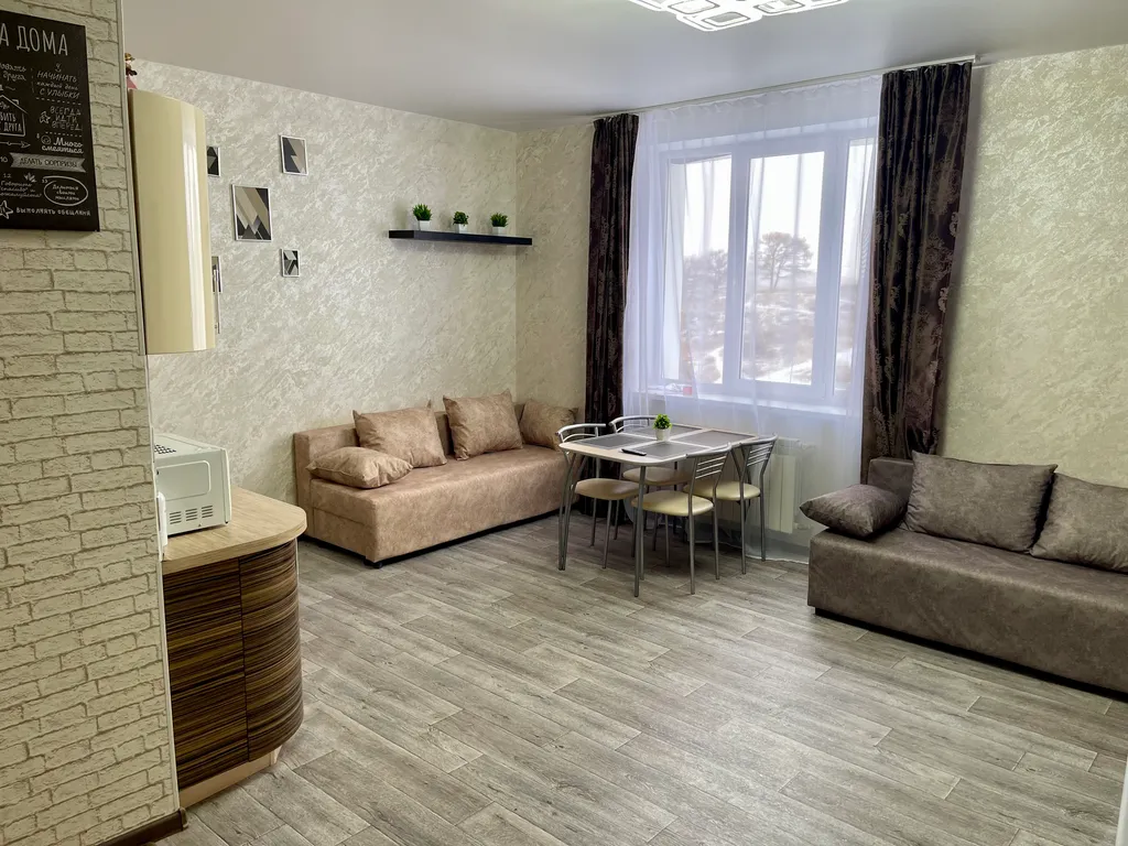 Двухкомнатная квартира на озере Банном в 800 метрах от ГЛЦ ЖК Алтынай