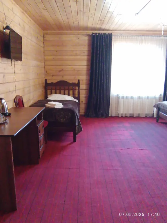 Трёхместный однокомнатный номер на 1 этаже