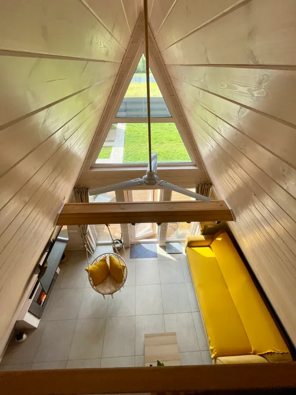 A-frame на берегу Волги