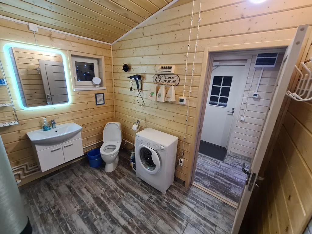 Дом Небесный с сауной и купелью на берегу Ладожского озера