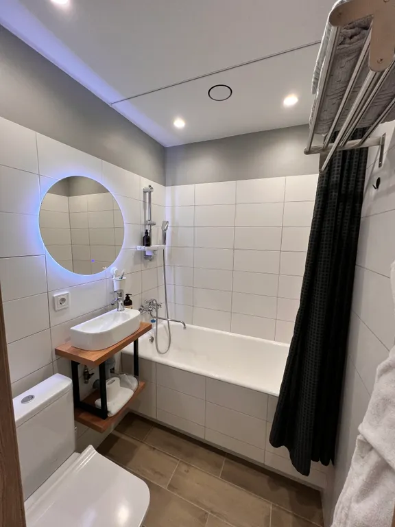 Уютная и тёплая квартира в центре с видом на город