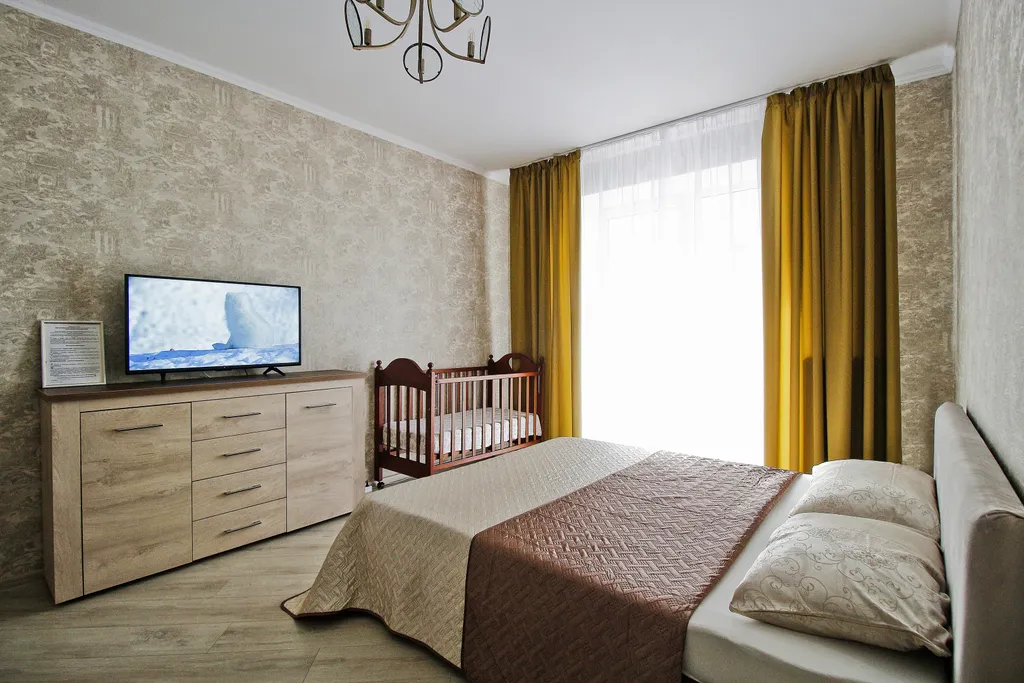 Уютная и светлая квартира в новом доме у моря