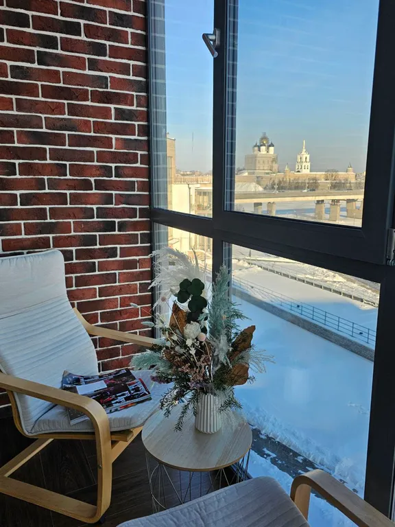 Квартира Уютная студия с видом на Кремль — аренда посуточно в Псков