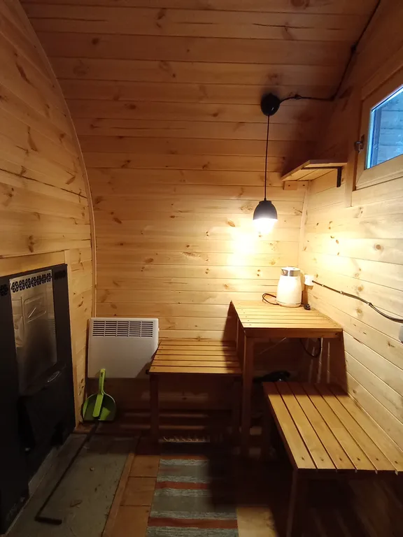 Домик с баней и купелью на дровах на участке 20 соток