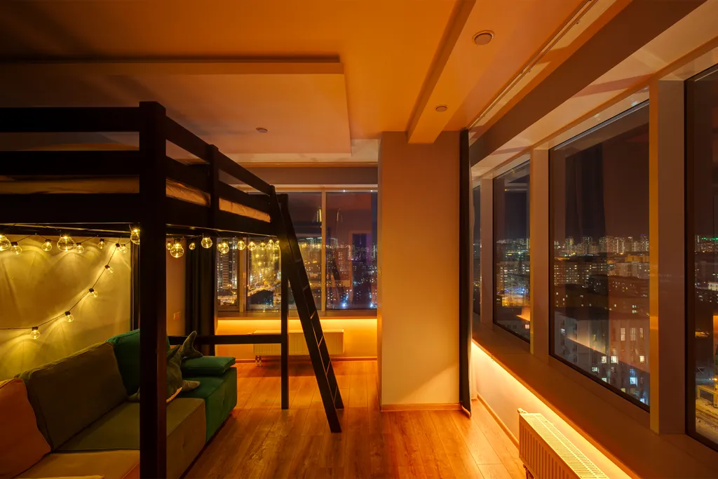 Апартамент с панорамным видом "Огни Екатеринбурга"