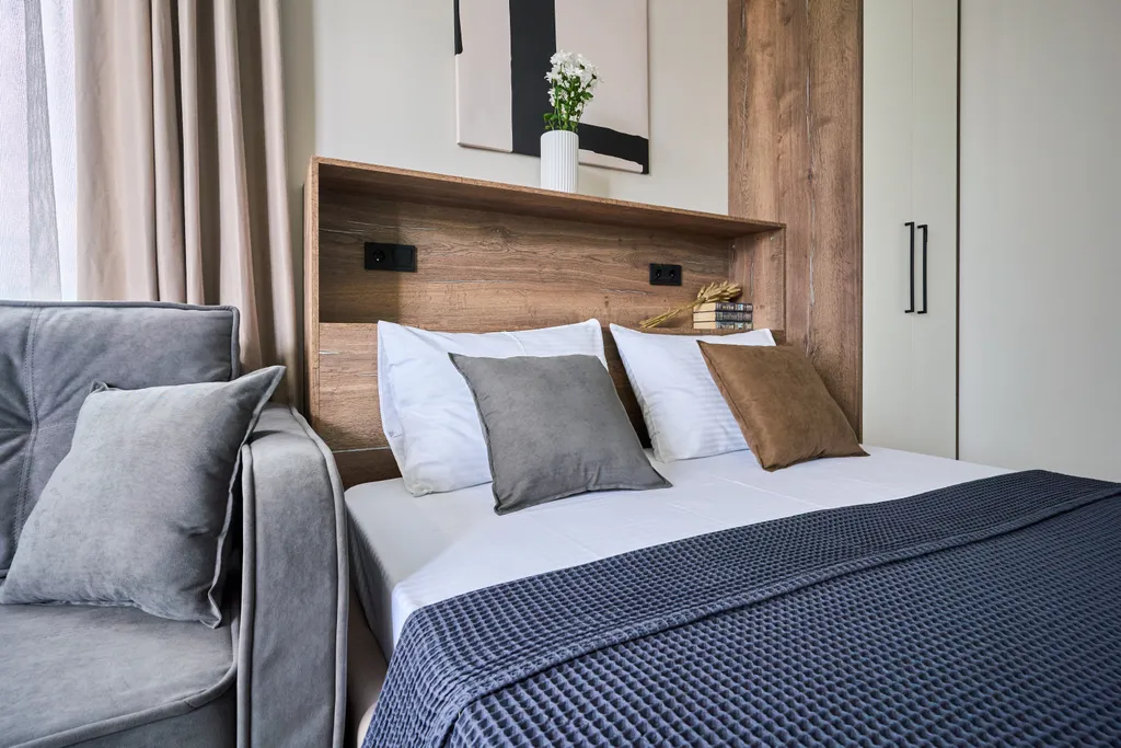 Квартира Квартира Лофт студия с балконом и видом на море и горы — Лазаревское