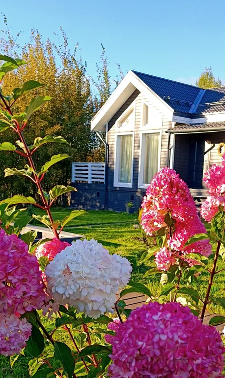 Уютный дом с панорамным видом, просторной территорией и баней