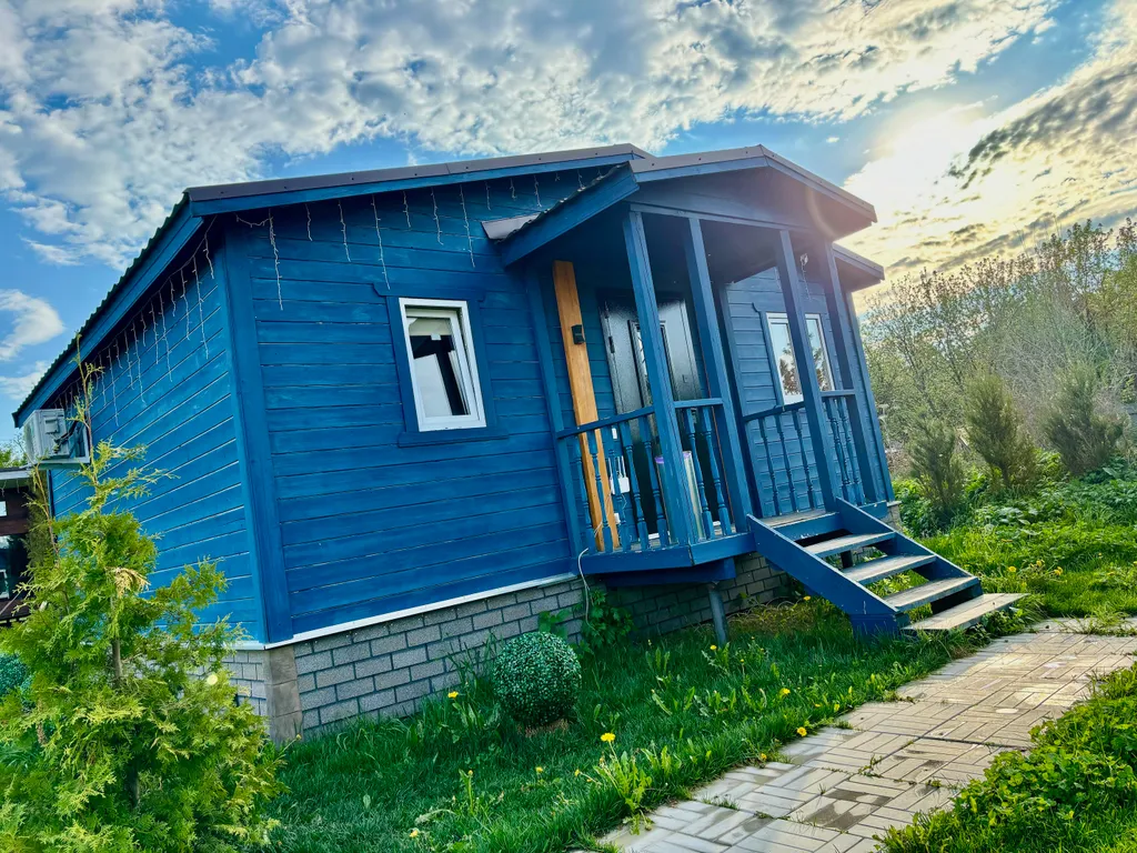 Стильный дом Скандинавия с теплым бассейном, сауной и банным чаном