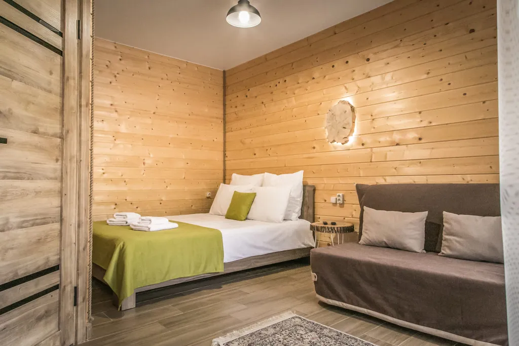 Коттедж для всей компании с видом на горы