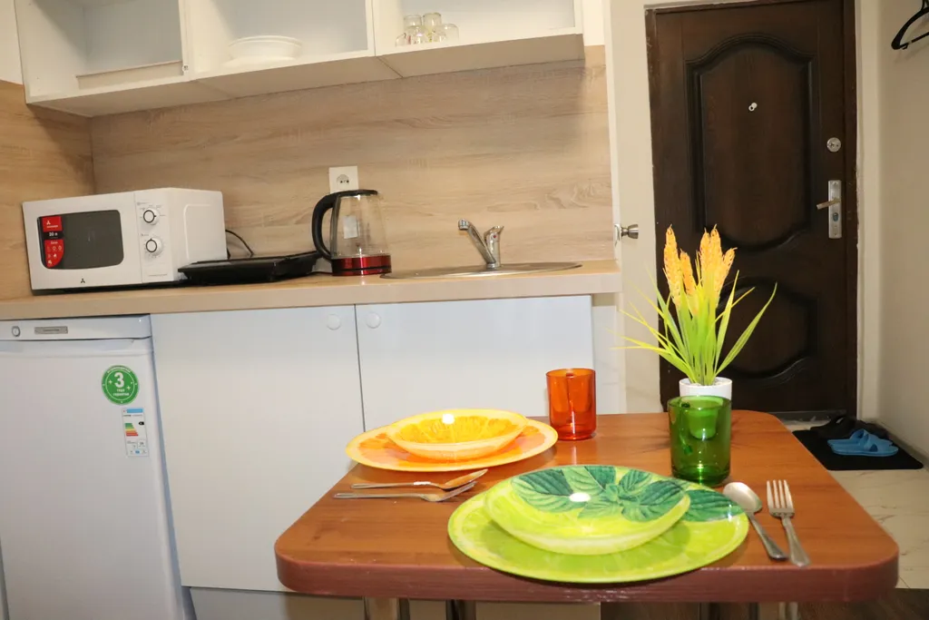 Ароматная студия с двуспальным диваном у станции МЦД-4 Железнодорожная