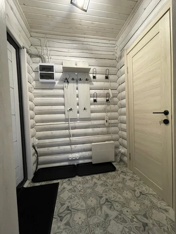 Уютный дом из бревна с 2мя отдельными спальнями