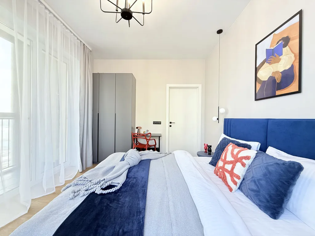 Квартира Квартира Яркий дизайн, панорама на реку прямо с кровати — Новосибирск