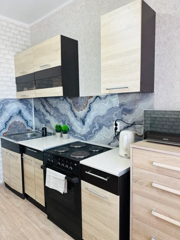 Уютная квартира в новом доме, вид на карьер