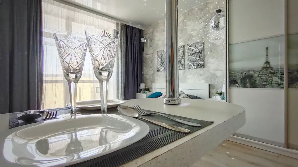 Квартира Квартира Студия с видом на Амур — Хабаровск