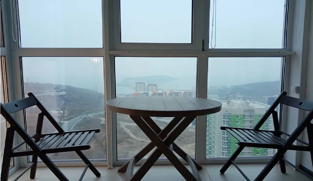 Apart Studio Patrokl Beach с видом на море