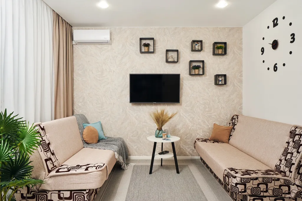 Квартира Уютная 2-комнатная квартира у моря. Кондиционер, сушильная машина, — Светлогорск