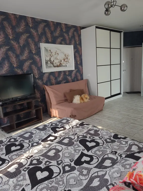 Студия с видом на море и горы