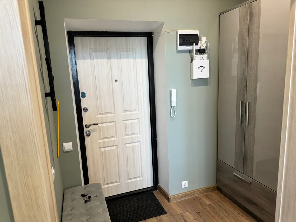 Яркая однокомнатная квартира с закрытой придомовой территорией