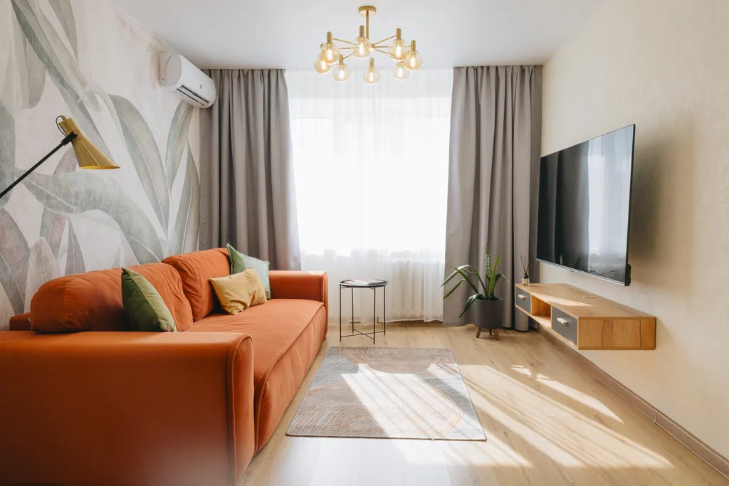 Современная квартира в самом центре рядом с парком и кафе, арт-квадрат