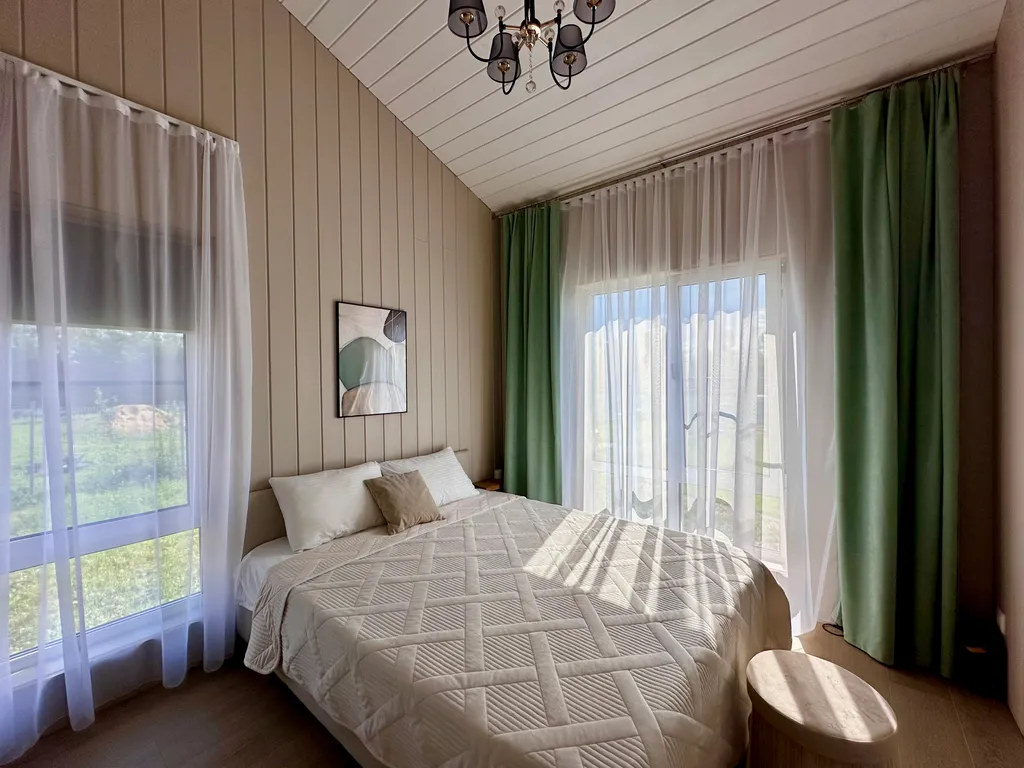 Коттедж Уютный коттедж с баней и бассейном в районе Сорочан — Капорки