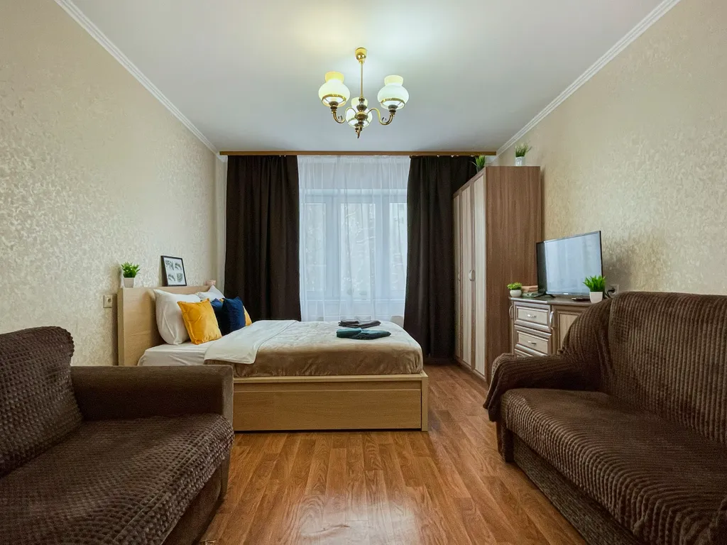 1-комнатная квартира для 1-4 гостей, с большой лоджией — аренда посуточно в Химки