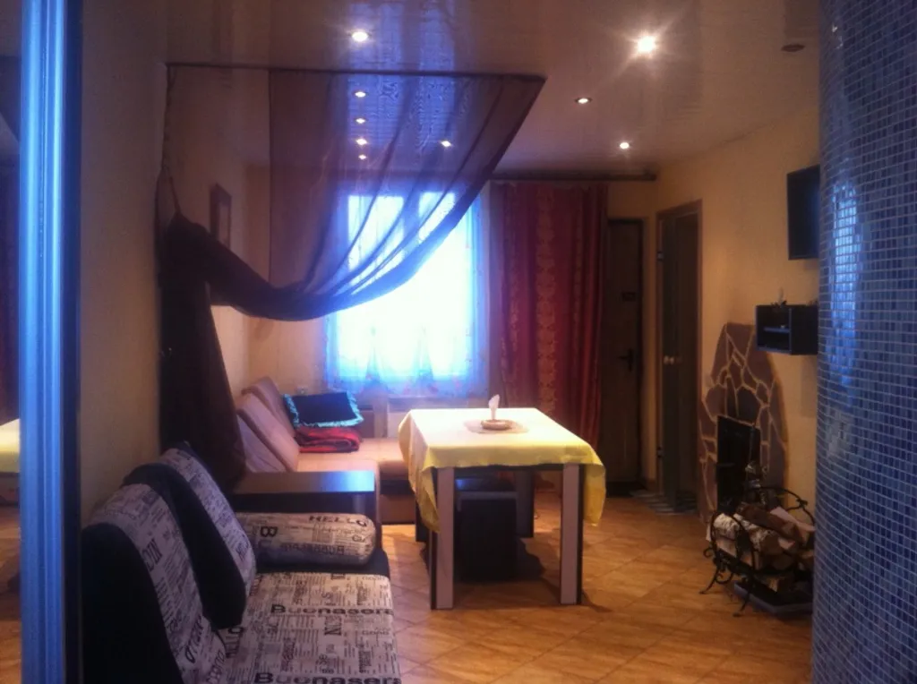 Апартаменты на берегу с камином