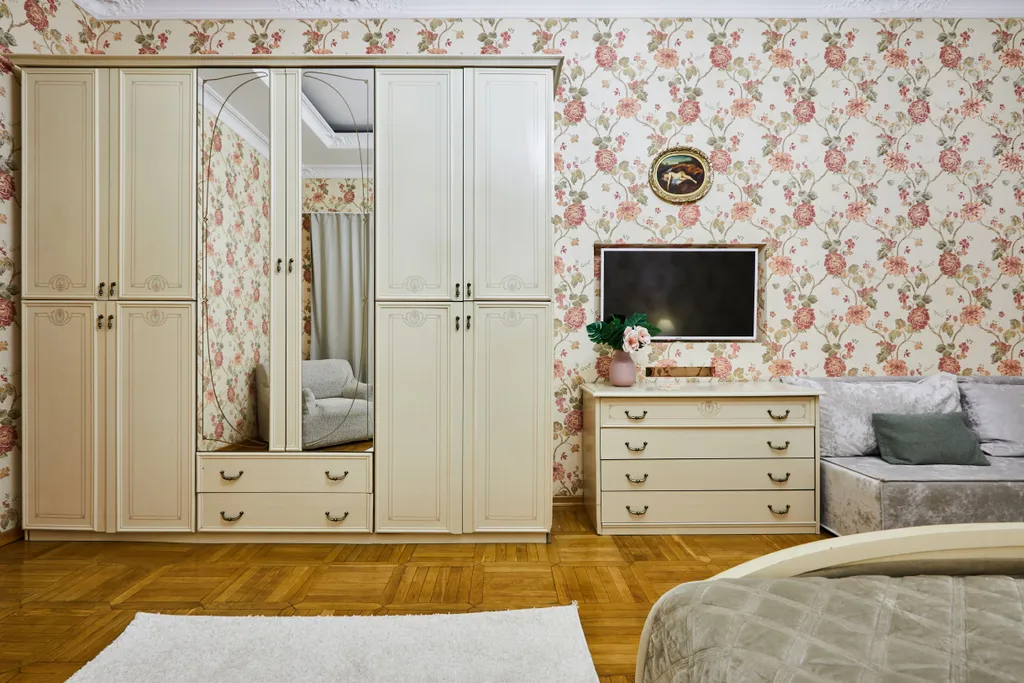 3 спальни, балкон, красивый дом