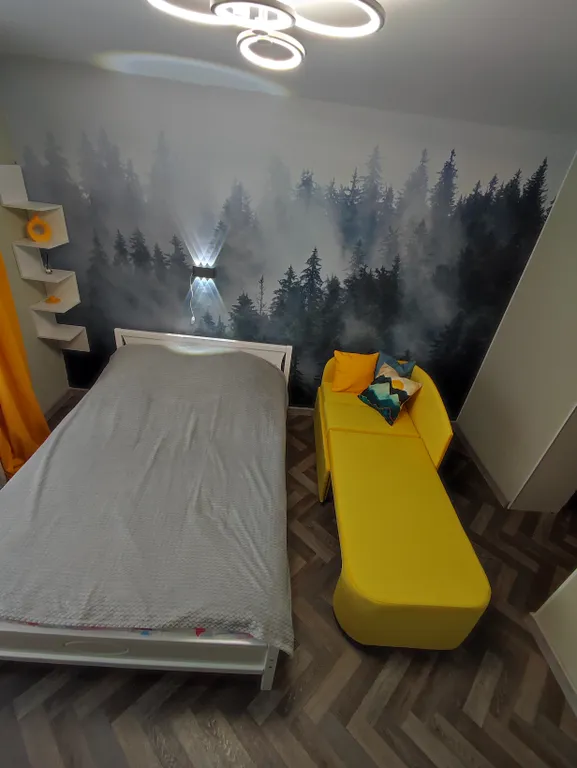 Уютная студия рядом с лесом