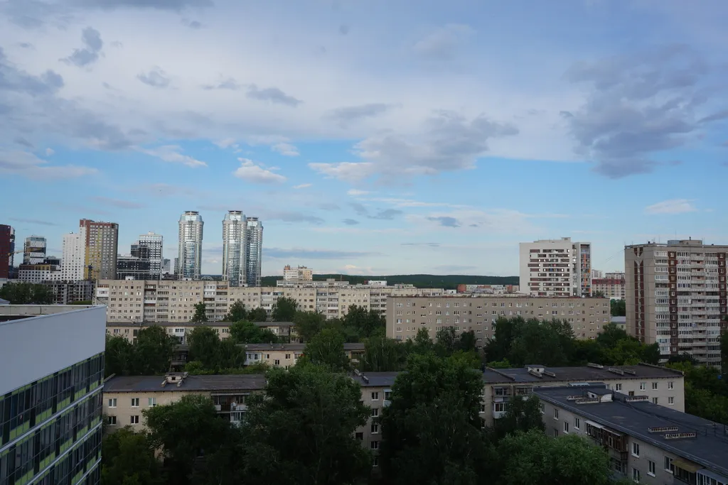 Квартира Квартира Новая просторная студия с панорамным видом в 600 метрах от автовокзала — Екатеринбург