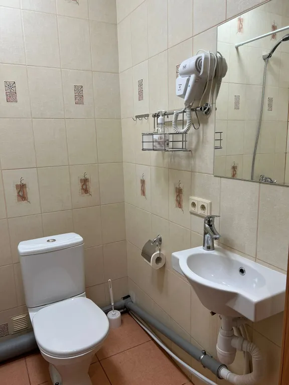 Апартамент с балконом у вокзала