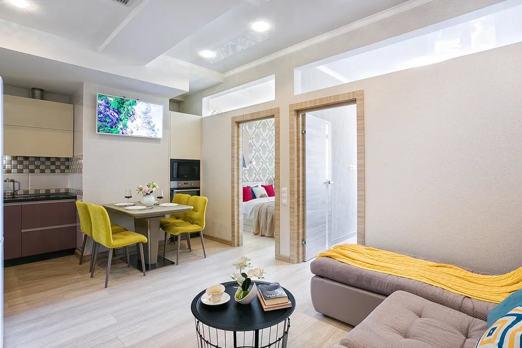 В самом центре с видом на море