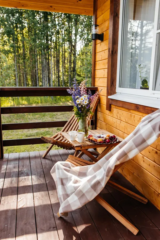 Уютный дом на берегу озера "Прозрачный берег №5"