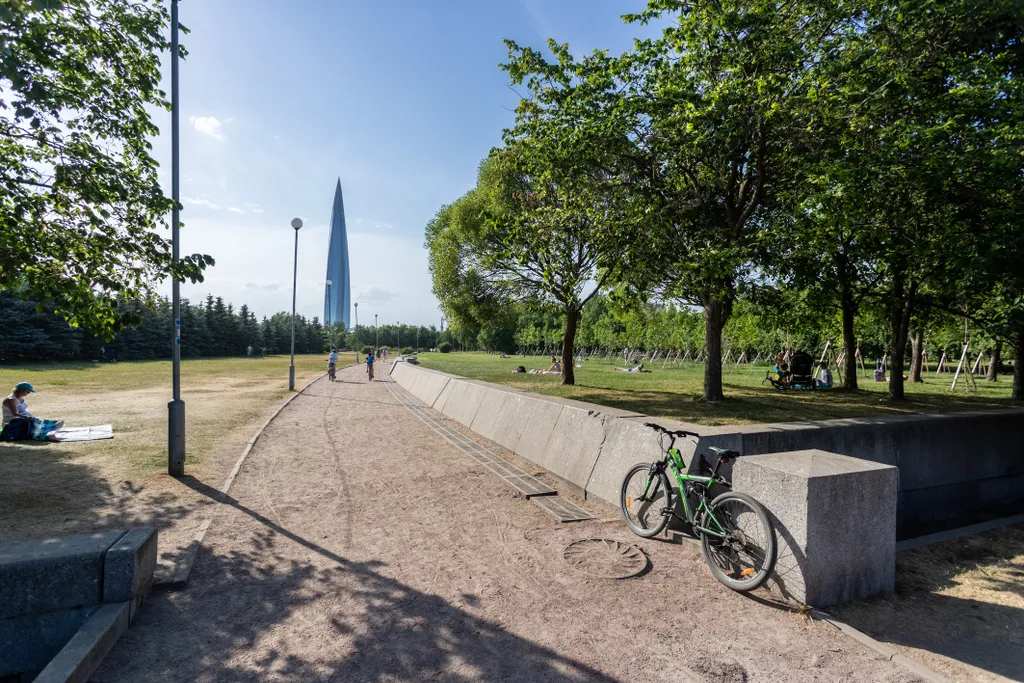 Квартира Трёхкомнатная квартира Гостемания у Лахта Центра — Санкт-Петербург