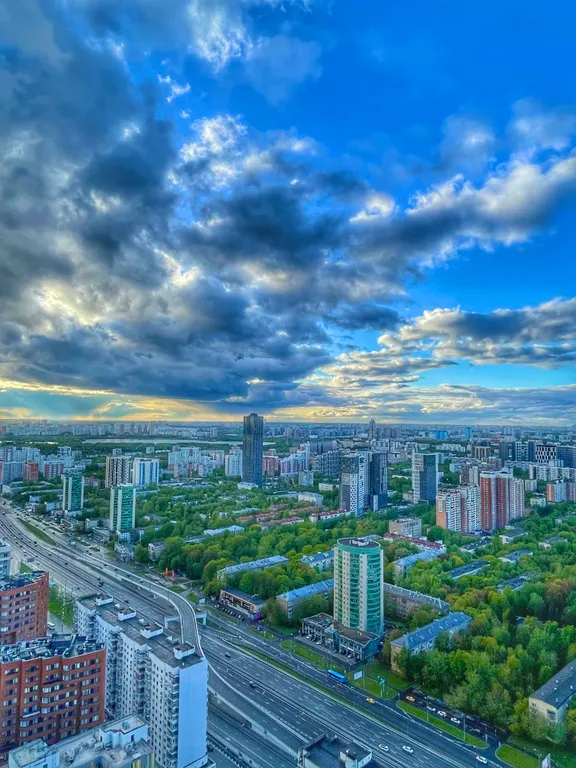 Квартира Видовая квартира-студия у метро в ЖК Wellton Towers — Москва