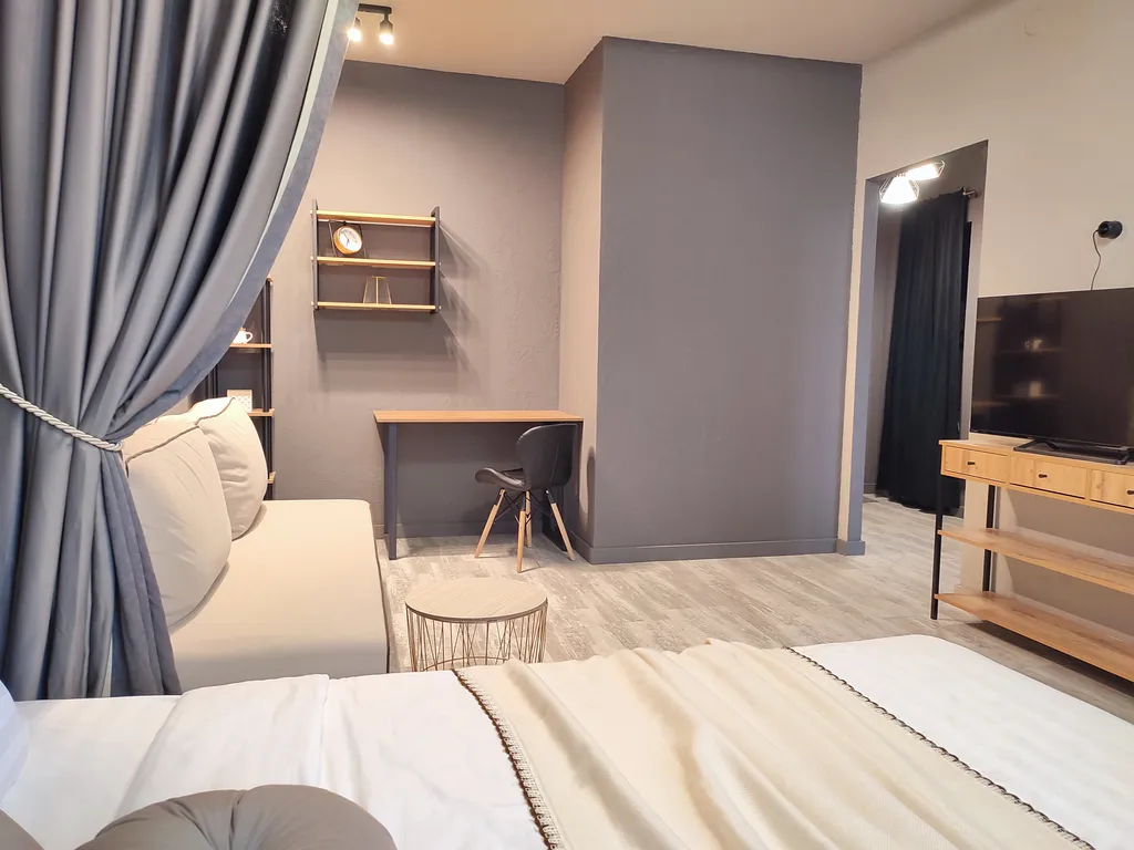 Однокомнатные апартаменты  с современным ремонтом