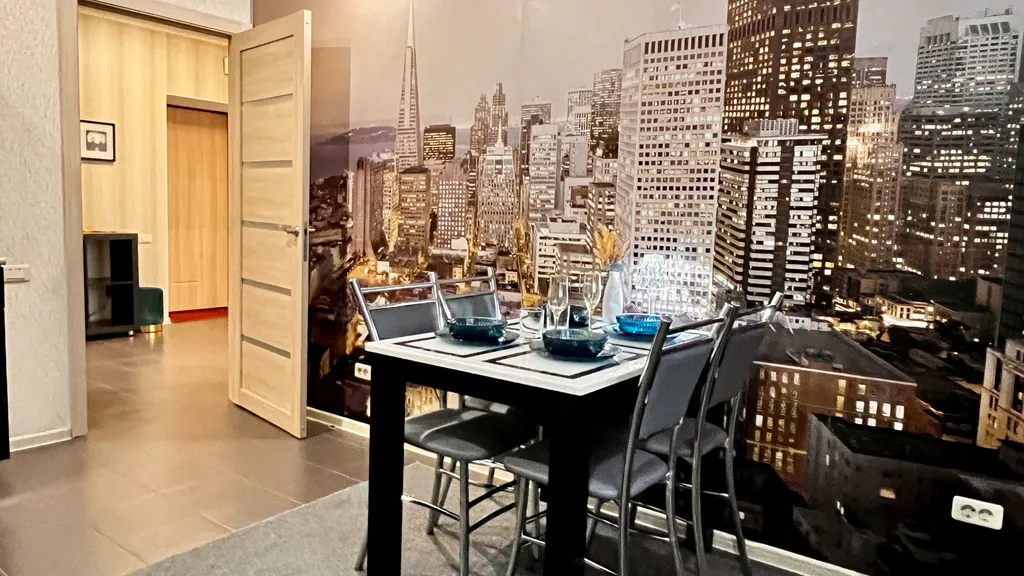 1 комнатная у жд вокзал с 2 раздельными кроватями