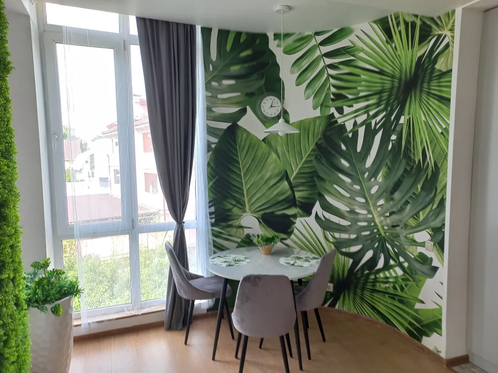 Квартира Квартира Стильная студия с панорамными окнами в пол у моря на Светлане — Сочи