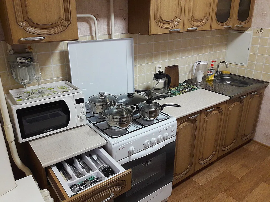 Светлая, уютная квартира недалеко от вокзала Клевое местечко