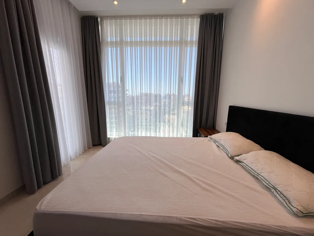 Просторная 2-этажная квартира с видом на море 10 минут от пляжа