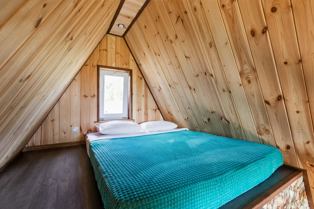 Афрейм (дом-шалаш) ОСЕНЬ с баней