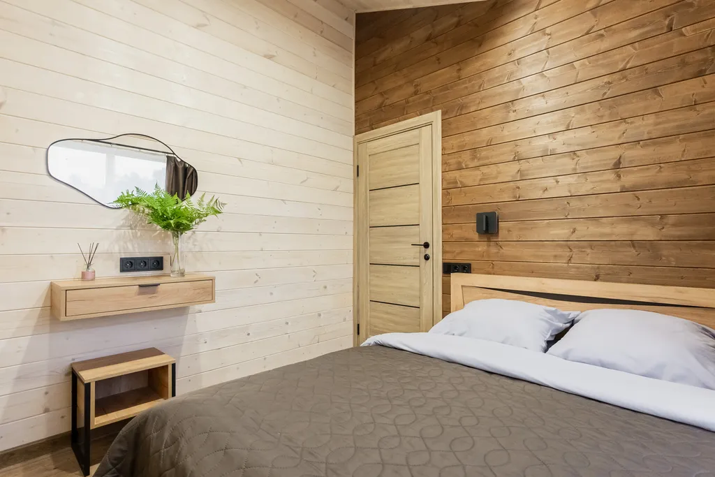 2-комнатный коттендж на границе с лесом, 69м²