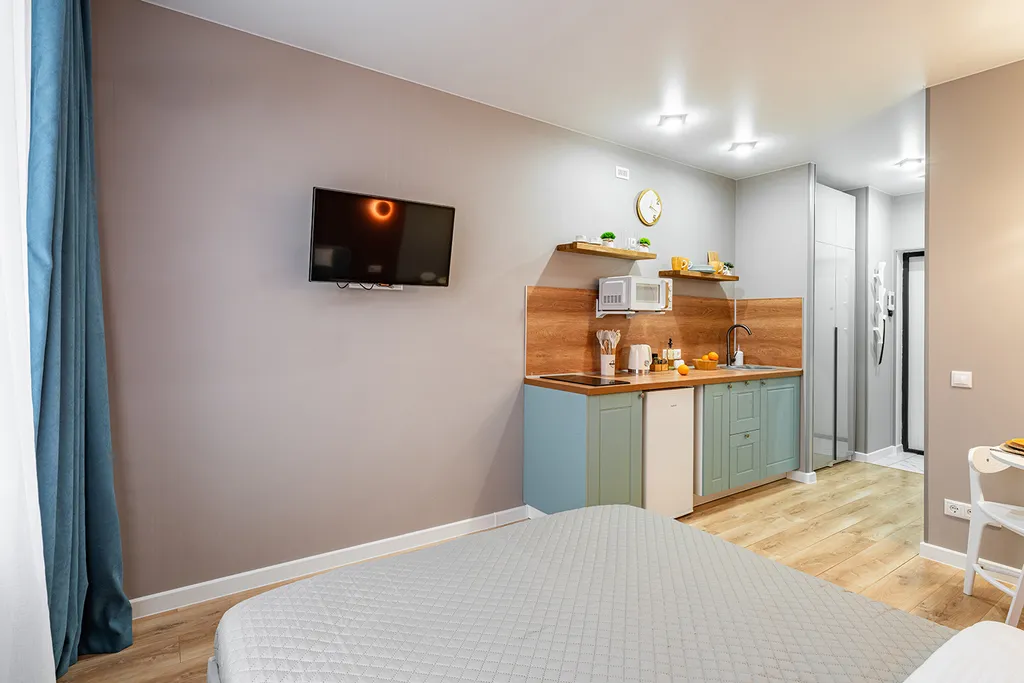 Квартира Квартира Студия Сканди вблизи аэропорта Домодедово и трассы М4 — Сапроново