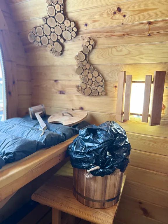 Дом с баней и чаном