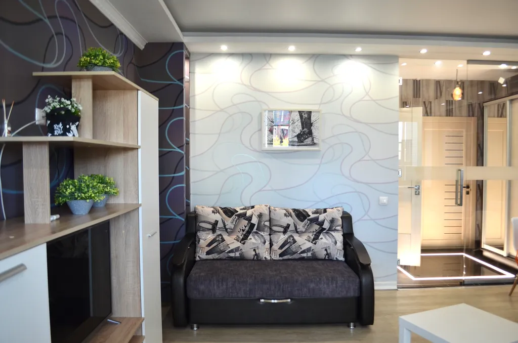 Современная и стильная квартира с кондиционером в центре